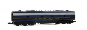 Con-Cor N 2762 Diesellok EMD E8 Baltimore & Ohio #1457 DUMMY OVP (2070F)