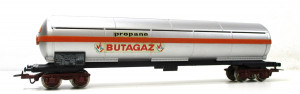 Jouef H0 6511 Gaskesselwagen propane Butagaz SNCF ohne OVP (1521F)