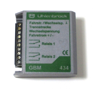 Uhlenbrock N/H0 GBM 434 Gleisbesetztmelder ohne OVP (Z94-1F)