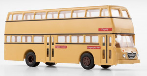 VK Modelle H0 10013 Büssing Präfekt DD-Bus, Fertig, braune Trilex-Räder, ähnlich Berlin - NEU