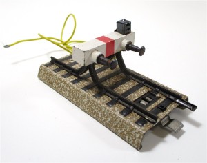 Märklin H0 7191 M-Gleis Prellbock mit bel. Gleissperrsignal o.OVP (Z94-40h)