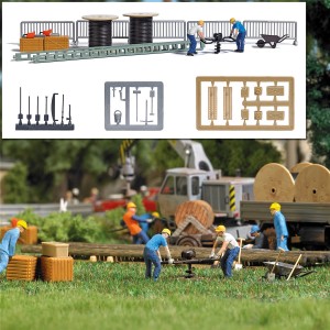 Busch H0 7834 Action Set: Erdbohrer - NEU