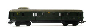Märklin H0 346/2 Gepäckwagen/Packwagen Pw4ü ohne OVP aus Blech (754F)