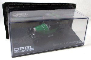 Modellauto 1:43 Opel Collection 4/12 PS Laubfrosch 1924-26 OVP (5186F)