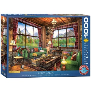 Eurographics Puzzle Gemütliche Hütte von Dominic Davison 1000 Teile 1000 Teile - NEU