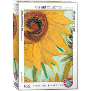 Eurographics Puzzle Sonnenblume von Vincent van Gogh - Detail 1000 Teile - NEU