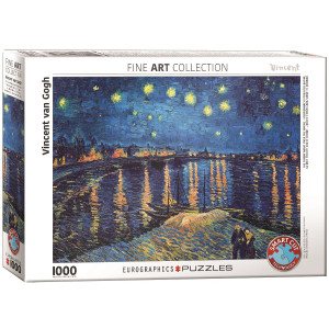 Eurographics Puzzle van Gogh – Die Sternennacht über der Rhone 1000 Teile - NEU