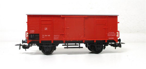 Piko H0 5/6445/012 gedeckter Güterwagen Feuerlöschzug 75-24-43 DR (2837F)