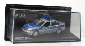 Modellauto 1:43 Opel Collection Vectra B 1995-2002 Polizei OVP (5411F)