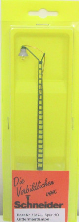 Schneider H0 1312-L Gittermastlampe hoch 1-fach LED 14-16V - OVP NEU