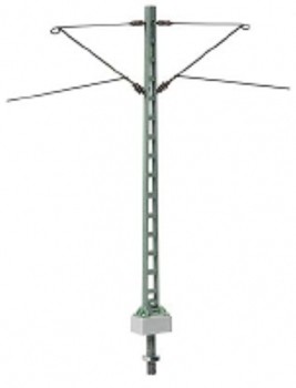 Sommerfeldt 186 H0 Gitter-Mittelmast mit 2 Auslegern, lackiert (VE=1) - OVP NEU