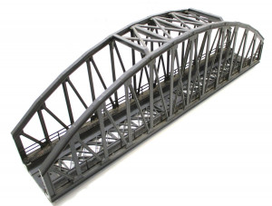 Märklin H0 7263 K+M-Gleis Kunststoff-Bogenbrücke L=360mm - ohne OVP (1735g)