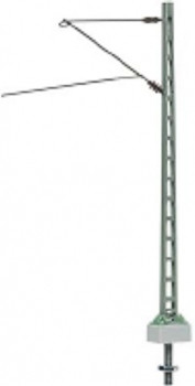 Sommerfeldt 185 H0 Gitter- Streckenmast mit Ausleger, lackiert (VE=1) - OVP NEU