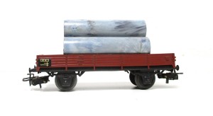 Märklin H0 4503 Niederbordwagen 464 637 X 05 mit Ladung DB (2047G)