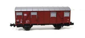 Roco N 25074 gedeckter Güterwagen 125 2 110-2 Gs 212 DB (5854G)