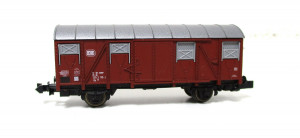 Roco N 25074 gedeckter Güterwagen 125 2 110-2 Gs 212 DB (5852G)