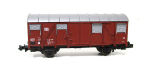 Roco N 25074 gedeckter Güterwagen 125 2 110-2 Gs 212 DB (5850G)