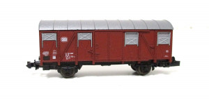 Roco N 25074 gedeckter Güterwagen 125 2 110-2 Gs 212 DB (5849G)