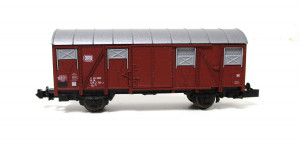 Roco N 25074 gedeckter Güterwagen 125 2 110-2 Gs 212 DB (5846G)