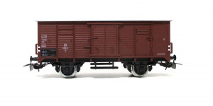 Piko H0 5/6445/020 gedeckter Güterwagen Flachdachwagen 110 847 DR OVP (699G)