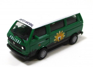 Herpa H0 1/87 Automodell VW-Bus Info-Mobil Polizei