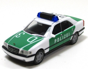 Herpa H0 1/87 (4) Automodell Mercedes-Benz C-Klasse Polizei 