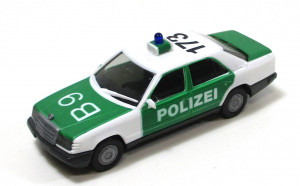 Herpa H0 1/87 (2) Automodell Mercedes-Benz 300E Polizei
