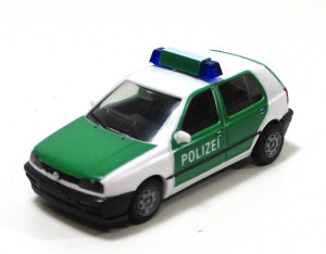 Herpa H0 1/87 (1) Automodell VW Golf CL Polizei
