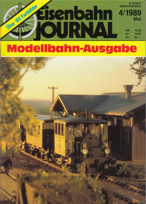 Eisenbahn Journal - Modellbahn Ausgabe 04/1989   (Z600) 