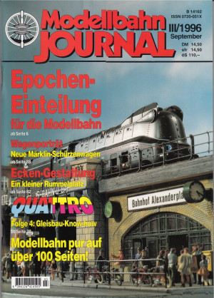 Eisenbahn Journal - Modellbahn Ausgabe 09/1996   (Z605) 
