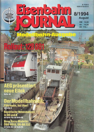 Eisenbahn Journal - Modellbahn Ausgabe 08/1994   (Z609) 