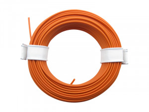 Schönwitz 50959 10 Meter Ring Miniaturkabel Litze flexibel LIY 0,14mm² orange - NEU