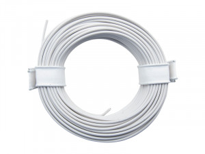 Schönwitz 50957 10 Meter Ring Miniaturkabel Litze flexibel LIY 0,14mm² weiß - NEU