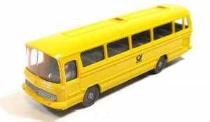 Wiking H0 1/87 710 (5) MB Postbus O 302 gelb DBP ohne OVP 