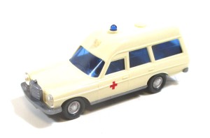 Wiking H0 1/87 (2) Mercedes Benz Kombi DRK Krankentransporter cremeweiß ohne OVP 