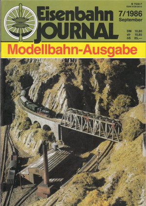 Eisenbahn Journal - Modellbahn Ausgabe 1986/07   (Z681) 