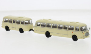 Brekina H0 1/87 58271 JZS Jelcz 043 Bus mit PA 01 beige, 1964,  - NEU