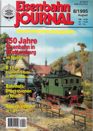 Eisenbahn Journal - Modellbahn Ausgabe 08/1995   (Z696) 