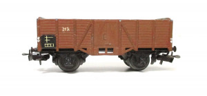 Märklin H0 311 Hochbordwagen aus Guss Metall mit grauer Ladefläche (2448G)