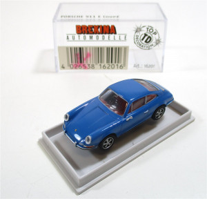 Brekina H0 1/87 16201 PKW Porsche 911E Coupe blau - OVP 