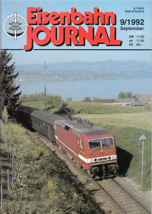 Eisenbahn Journal - Monatsheft  09/1992 (Z710) 