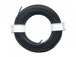 10 Meter Ring Miniaturkabel Litze flexibel LIY 0,14mm² schwarz