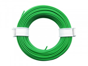 10 Meter Ring Miniaturkabel Litze flexibel LIY 0,14mm² grün