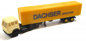 Spur Z 1/220 Kibri LKW Koffer-Sattelschlepper DACHSER Spedition (5563g)