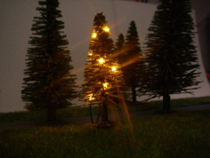 Schönwitz 50021 Weihnachtsbaum mit Lichterkette gelb beleuchtet N - NEU