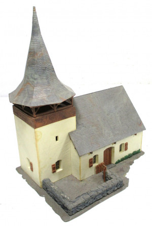 Spur H0 Fertigmodell Kibri Dorfkirche St. Christophorus (H0-0128g)