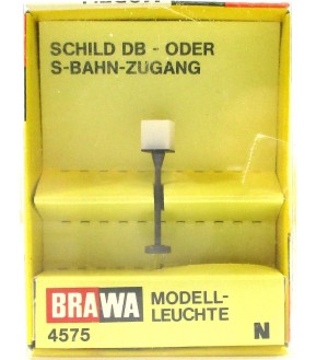 Brawa N 4575 Moderner Kubus DB / S-Bahn Symbol (mit Aufklebern) - OVP  (Z178/16)