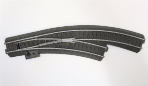 Märklin H0 24672 C-Gleis Hand-Bogenweiche rechts R1 30' ohne OVP (Z97-3h)