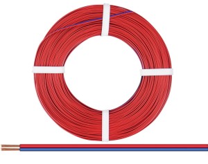 Donau Elektronik 250-02 Zwillingslitze 0,50 / 25m rot-blau