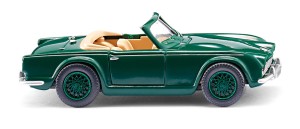 Wiking H0 1/87 081506 Triumph TR4 - moosgrün - NEU